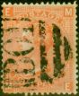 Old Postage Stamp from Egypt 1872 GB 4d Vermilion Pl.13 SGZ17 Good Used