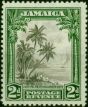 Jamaica 1932 2d Black & Green SG111 Fine MM King George V (1910-1936) Old Stamps