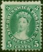 New Brunswick 1860 5c Yellow-Green SG14 Fine Unused. Queen Victoria (1840-1901) Mint Stamps