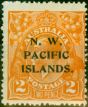 Collectible Postage Stamp from New Guinea 1921 2d Orange SG121 Fine Mounted Mint
