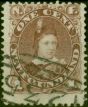 Collectible Postage Stamp Newfoundland 1880 1c Red-Brown SG44b Fine Used (2)