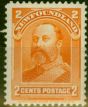 Old Postage Stamp from Newfoundland 1897 2c Orange SG86 Fine Mtd Mint