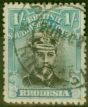 Valuable Postage Stamp from Rhodesia 1922 1s Black & Dull Blue SG300 Good Used