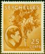 Valuable Postage Stamp from Seychelles 1938 25c Ochre SG141 Fine MNH