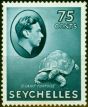 Rare Postage Stamp from Seychelles 1938 75c Slate-Blue SG145 Fine Mtd Mint