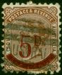 South Australia 1891 5d on 6d Deep Brown SG230a Good Used  Queen Victoria (1840-1901) Rare Stamps