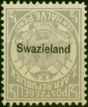 Old Postage Stamp Swaziland 1889 1/2d Grey SG4a 'Opt Inverted' Forgery Fine LMM