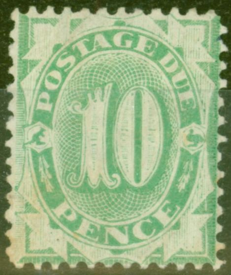Valuable Postage Stamp from Australia 1902 10d Emerald-Green SGD18 Good Mtd Mint