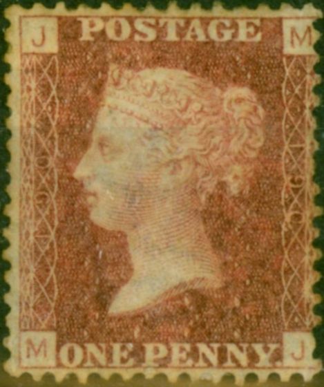 Old Postage Stamp GB 1864 1d Rose-Red SG43-44 Pl 190 Fine MM (M-J)