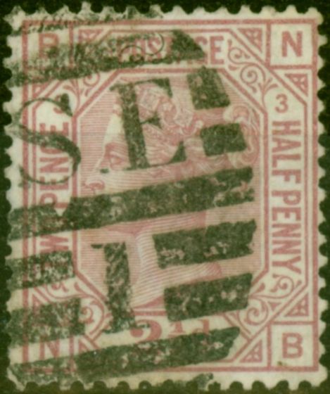 Old Postage Stamp GB 1875 2 1/2d Rosy-Mauve SG139 Pl.3 Fine Used