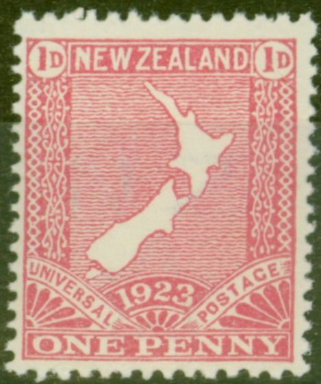 Valuable Postage Stamp from New Zealand 1925 1d Carmine-Pink SG462 Very Fine MNH