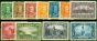 Old Postage Stamp from Canada 1935 Set of 11 SG341-351 Fine Lightly Mtd Mint