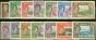 Collectible Postage Stamp Dominica 1938-47 Set of 14 to 5s SG99-108 & SG109 Fine LMM