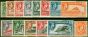 Valuable Postage Stamp Gibraltar 1938-47 Set of 14 SG121-131 Fine & Fresh MM