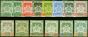 Collectible Postage Stamp from Kelantan 1911 Set of 14 SG1-12 Fine Mtd Mint