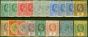 Valuable Postage Stamp from St Lucia 1912-21 Extended set of 18 SG78-88 Fine & Fresh Lightly Mtd Mint