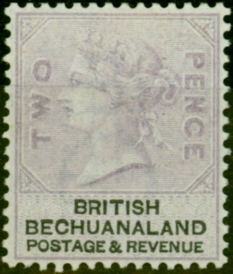 Valuable Postage Stamp from Bechuanaland 1888 2d Pale Dull Lilac & Black SG11a V.F Very Lightly Mtd Mint