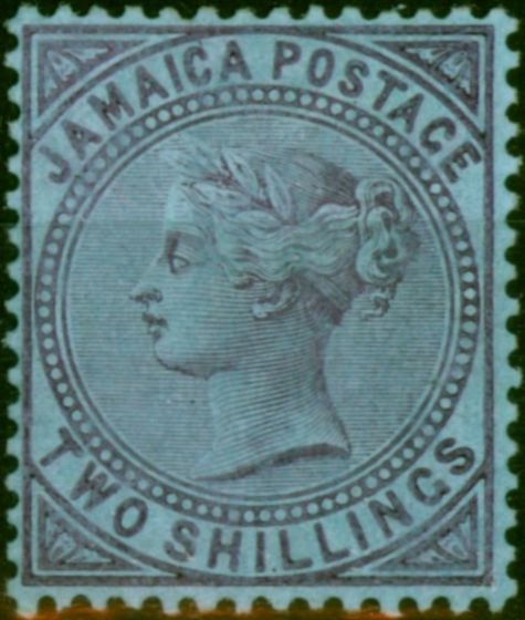 Valuable Postage Stamp Jamaica 1910 2s Purple-Blue SG56 Fine & Fresh LMM