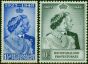 Bechuanaland 1948 RSW Set of 2 SG136-137 Fine LMM  King George VI (1936-1952) Old Royal Silver Wedding Stamp Sets