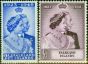 Falkland Islands 1948 RSW Set of 2 SG166-167 Very Fine MNH King George VI (1936-1952) Collectible Royal Silver Wedding Stamp Sets