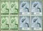 Fiji 1948 RSW set of 2 SG270-271 in V.F MNH Blocks of 4  King George VI (1936-1952) Collectible Royal Silver Wedding Stamp Sets