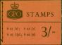 Valuable Postage Stamp from GB 1965 Jan 3s Wilding Booklet SGM72 Fine & Complete