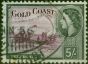 Collectible Postage Stamp Gold Coast 1954 5s Purple & Black SG163 Fine Used (2)