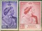 Kelantan 1948 RSW set of 2 SG55-56 Fine & Fresh Mtd Mint  King George VI (1936-1952) Collectible Royal Silver Wedding Stamp Sets