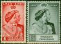 Somaliland 1949 RSW Set of 2 SG119-120 Fine LMM King George VI (1936-1952) Collectible Royal Silver Wedding Stamp Sets