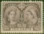 Rare Postage Stamp from Canada 1897 10c Purple SG131 Fine Mtd Mint