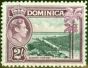 Valuable Postage Stamp from Dominica 1947 2s Slate & Purple SG106a Fine Mtd Mint