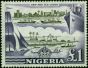 Nigeria 1953 £1 Black & Violet SG80 Fine MNH  Queen Elizabeth II (1952-2022) Rare Stamps