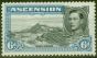 Valuable Postage Stamp from Ascension 1944 6d Black & Blue SG43b V.F MNH