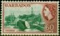 Collectible Postage Stamp from Barbados 1956 60c Blue-Green & Brown-Purple SG299 Fine Mtd Mint