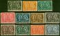 Canada 1897 Set of 11 to 50c SG121-134 Good to Fine MM  Queen Victoria (1840-1901) Collectible Stamps