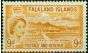 Old Postage Stamp Falkland Islands 1957 9d Orange-Yellow SG191 V.F VLMM