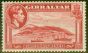 Valuable Postage Stamp from Gibraltar 1938 1 1/2d Carmine SG123a P.13.5 Fine Lightly Mtd Mint