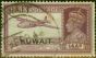 Valuable Postage Stamp from Kuwait 1945 14a Purple SG63 Fine Used