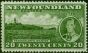 Newfoundland 1937 20c Green SG264 V.F MNH . King George VI (1936-1952) Mint Stamps