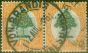 Valuable Postage Stamp from South Africa 1926 6d Green & Orange SG32 Good Used