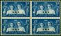 Valuable Postage Stamp S.W.A 1947 Royal Visit 3d Blue SG136a 'Black-Eyed Princess' V.F MNH in Pair with Normal
