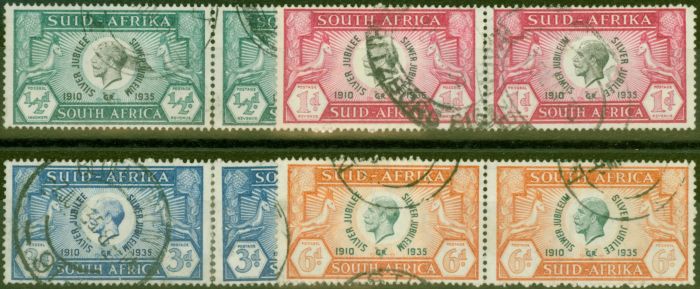 Rare Postage Stamp from South Africa 1935 Jubilee set of 4 SG65-68 Fine Used