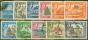 Old Postage Stamp from Aden 1951 Set of 11 SG36-46 Fine Used (2)