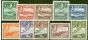 Collectible Postage Stamp from Antigua 1938 set of 10 to 5s SG98-107 V.F Very Lightly Mtd Mint