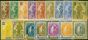 Old Postage Stamp Malta 1922-26 Set of 16 to 10s SG123-138 Good MM