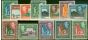 Old Postage Stamp St Vincent 1938-47 Set of 13 to 5s SG149-158 Fine MM