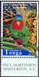 Collectible Postage Stamp from Tonga 2002 45s on 55s Blue Crowned Lorkeet SG1546 Very Fine MNH Marginal Imprint