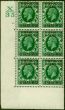 Old Postage Stamp Morocco Agencies 1936 5c on 1/2d Green SG153 V.F MNH CTL X35 CYL 40