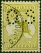 Australia 1915 3d Yellow-Olive SG045d Die II Good Used . King George V (1910-1936) Used Stamps