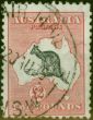 Valuable Postage Stamp from Australia 1934 £2 Black & Rose SG138 Fine Used